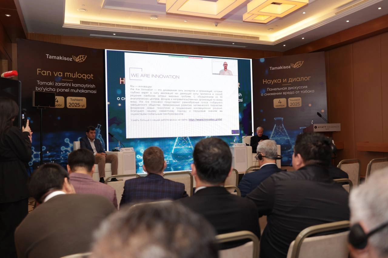 Наука, диалог и здоровье: в Ташкенте обсудили современные методы снижения вреда от табака